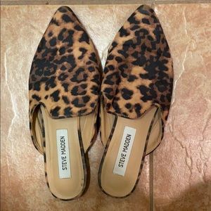 Steve Madden Cheetah Printed Mules